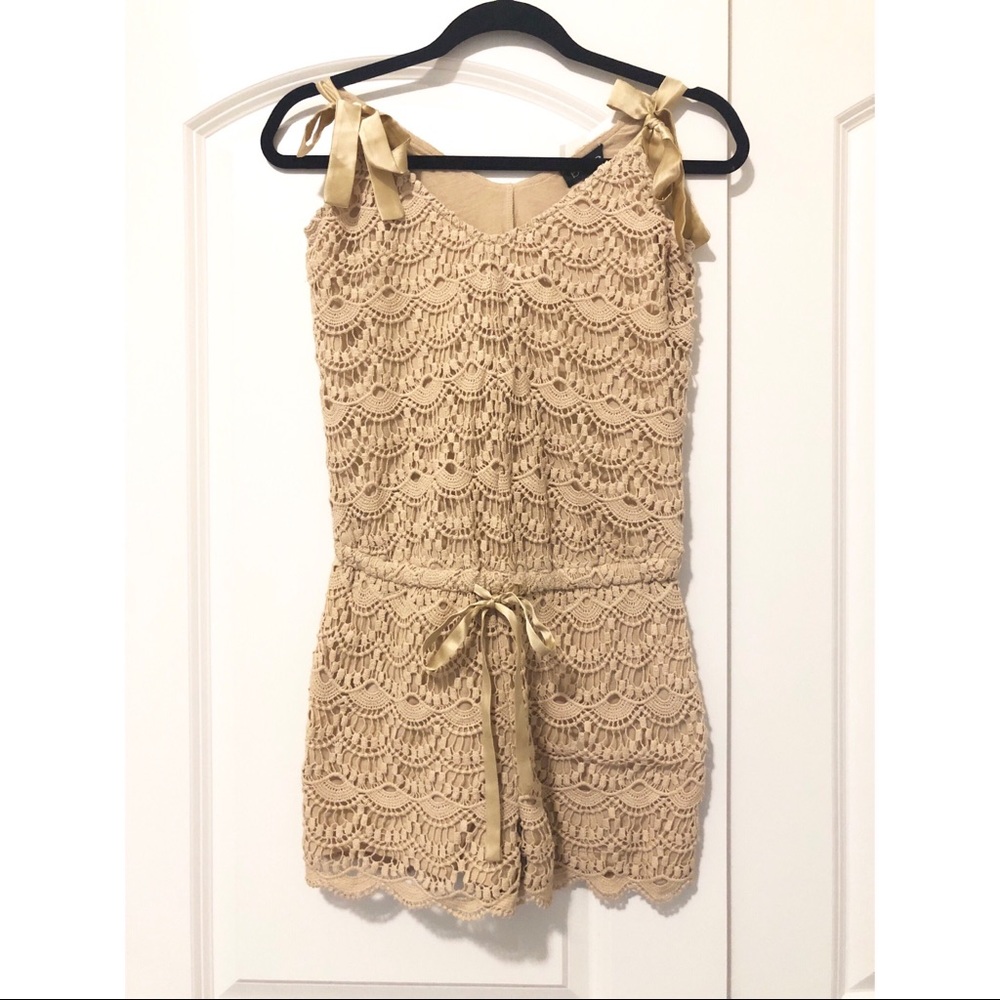 Bebe Lace Romper